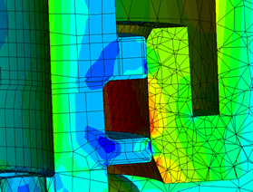 FEA contact analysis