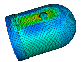 FEA analysis pressure vessel